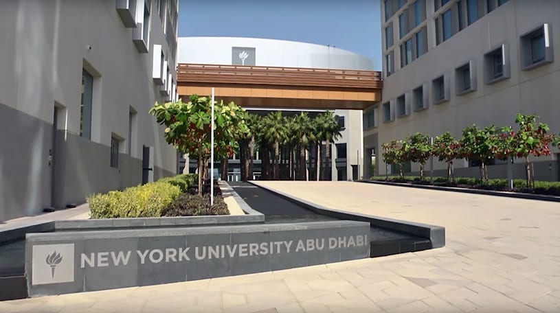 تخصصات جامعة نيويورك ابوظبي